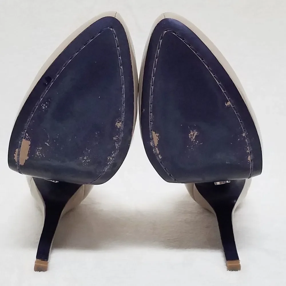 RACHEL Rachel Roy Carmelle Nude Pointy Toe Pumps